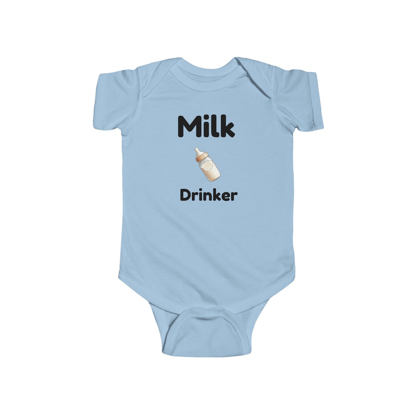 Baby Blue Milk Drinker Onesie