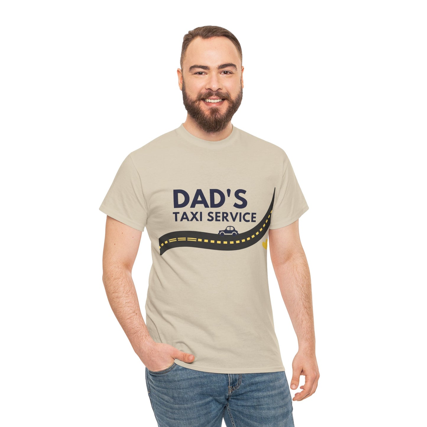 Dads Taxi Service T-Shirt – Humorous Fathers Day Gift