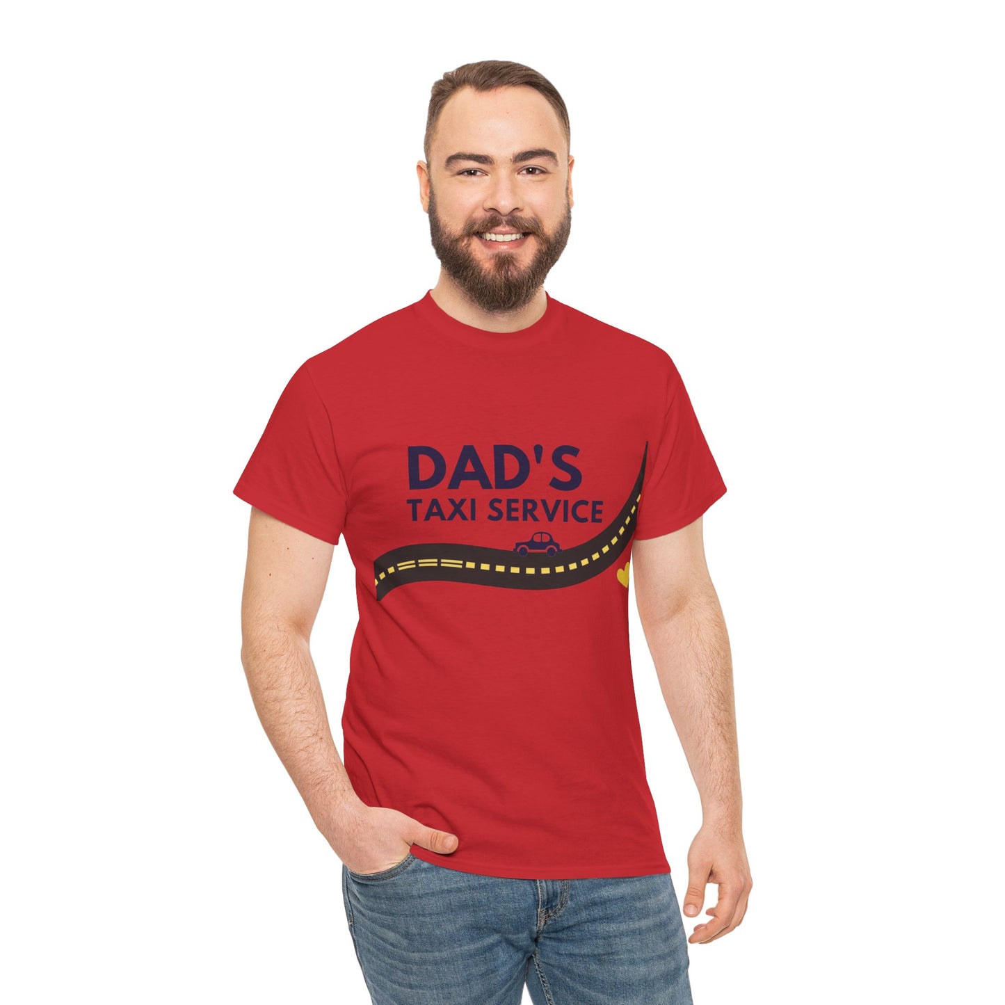 Dads Taxi Service T-Shirt – Humorous Fathers Day Gift