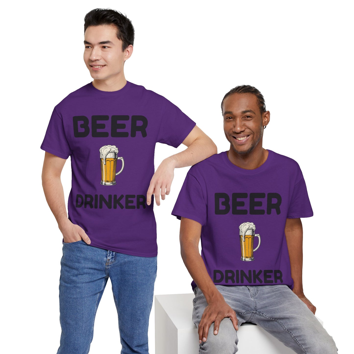 Beer Drinker & Milk Drinker Matching Set – Funny Gift for Dad & Baby