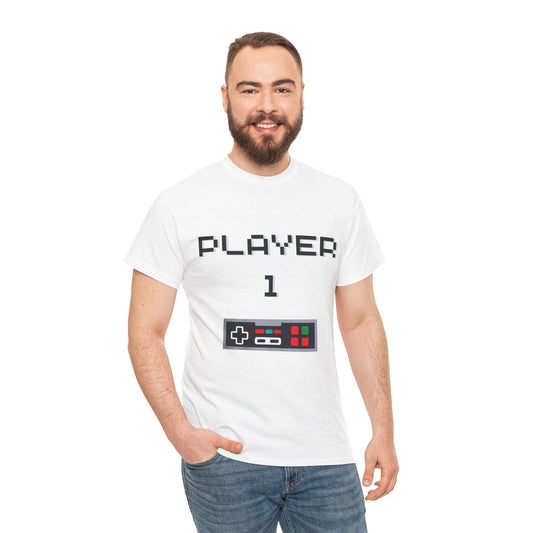 Player 1 Dad TShirt | Matching Gift Gamer Dad | Fathers Day