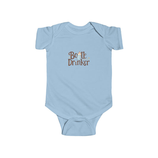 Bottle Drinker Baby Onesie – Matching Gift for Dad & Baby